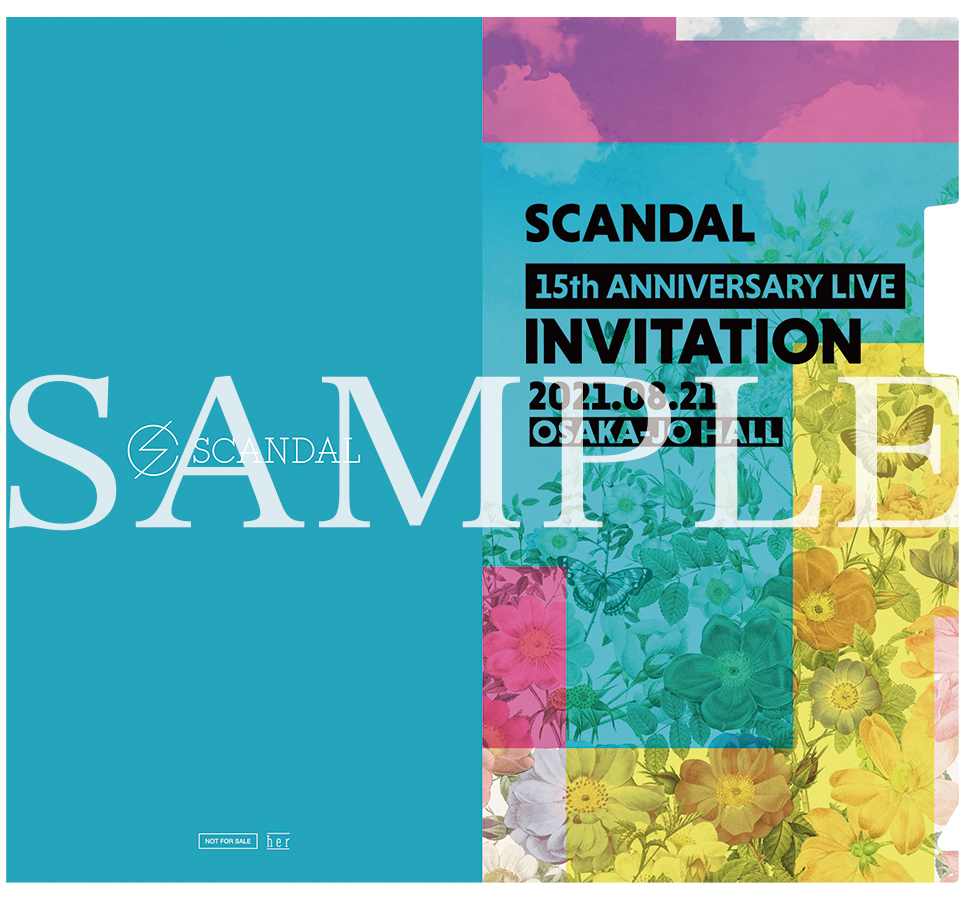 SCANDAL 15th ANNIVERSARY LIVE 『INVITATION』 at OSAKA-JO HALL 