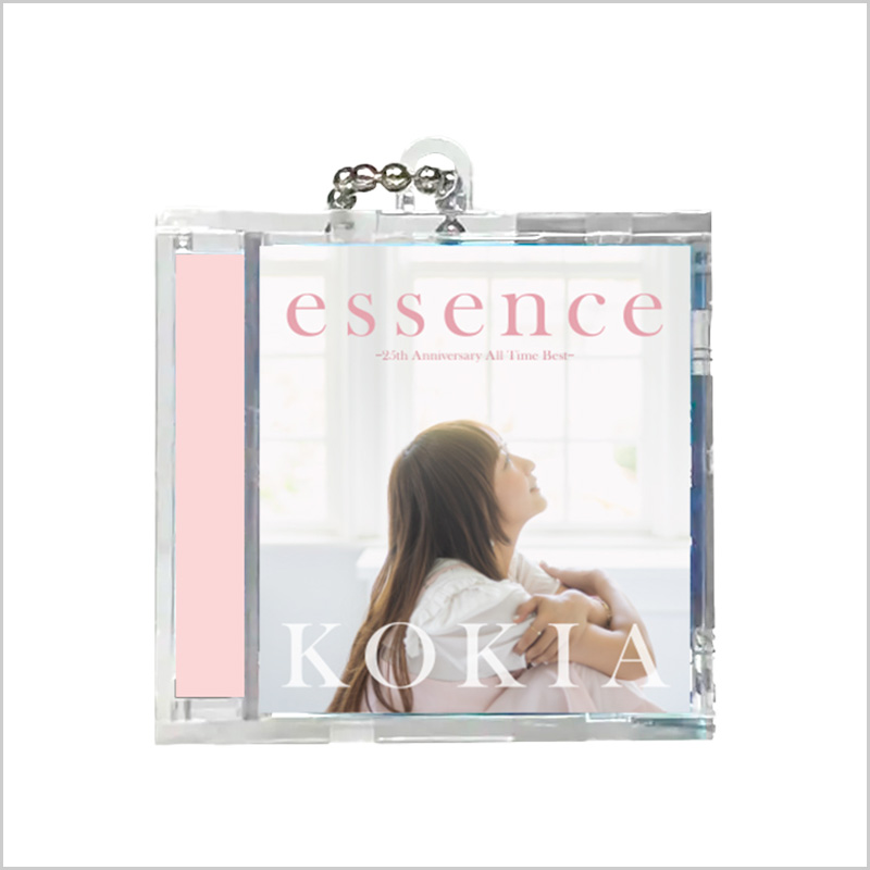 KOKIA「essence -25th Anniversary All Time Best-」リリース記念グッズ　ミニジャケキーホルダー